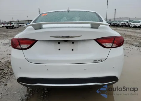 2015 Chrysler 200 Limited z USA, uszkodzony, nr VIN 1C3CCCAB4FN752287